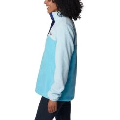 Columbia Women's Benton Springs™ 1/2 Snap Pullover Spring Blue / Dark Sapphire -Under Armour Store 1860991 404 a1 presethigh res jpeg 300 dpi
