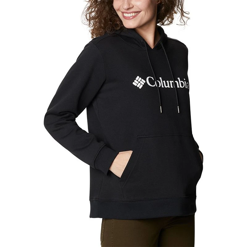 Columbia Women's Logo Hoodie Black 3 Columbia Women's Logo Hoodie Black - Image 3