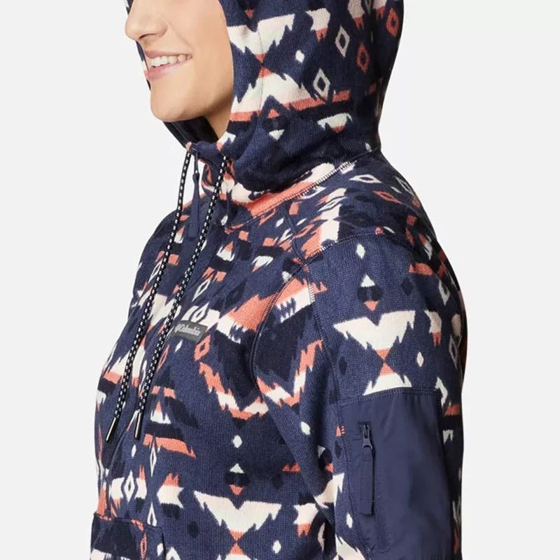 Columbia Women's Sweater Weather™ Hooded Pullover Nocturnal Rocky Mt Print 4 Columbia Women's Sweater Weather™ Hooded Pullover Nocturnal Rocky Mt Print - Image 4