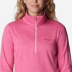 Columbia Women's Park View™ Half Zip Fleece Wild Geranium Heather -Under Armour Store 1959703656 4