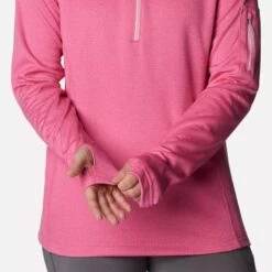 Columbia Women's Park View™ Half Zip Fleece Wild Geranium Heather -Under Armour Store 1959703656 5