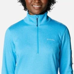 Columbia Women's Park View™ Half Zip Fleece Blue Chill Heather -Under Armour Store 1959703 422 a2
