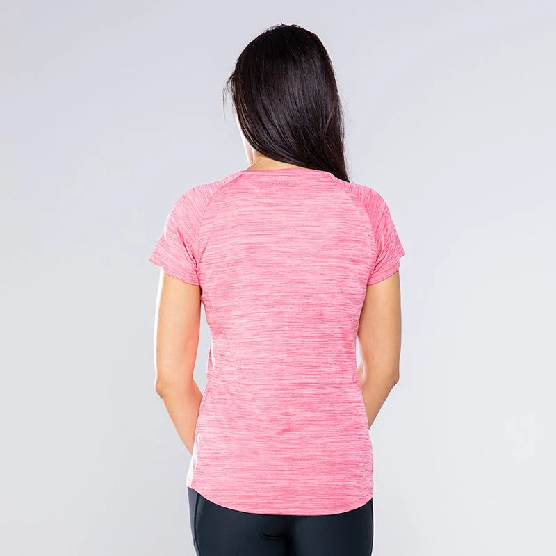 Women's Madison V-Neck T-Shirt Pink 2 Women's Madison V-Neck T-Shirt Pink - Image 2
