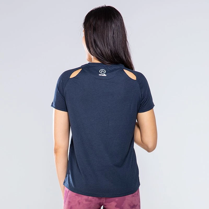 Women's Madison Cotton T-Shirt Marine 2 Women's Madison Cotton T-Shirt Marine - Image 2