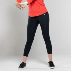 Women's Ariel 7/8 Length Leggings Black / White -Under Armour Store 4t5a0536