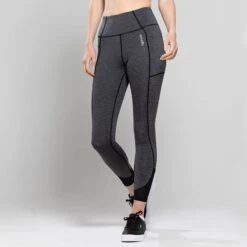 Women's Perrie 7/8 Length Leggings Black / Silver -Under Armour Store 4t5a6305