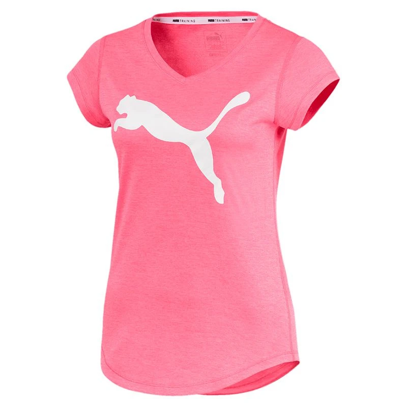 Puma Women's Heather Cat T-Shirt Bubblegum Heather 1 Puma Women's Heather Cat T-Shirt Bubblegum Heather