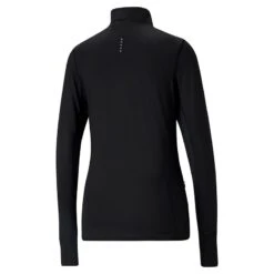 Puma Women's Favourite 1/4 Zip Running Top Black -Under Armour Store 520184 01 bv