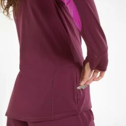 Puma Women's Favourite Quarter Zip Running Top Grape Wine / Deep Orchid -Under Armour Store 520184 71 mod04