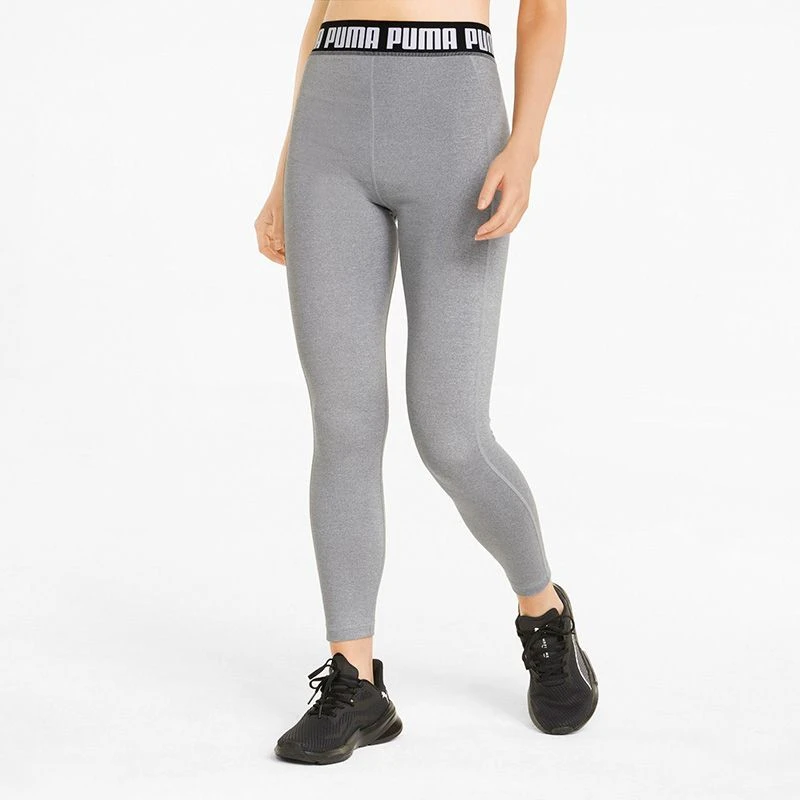 Puma Women's Strong High Waisted Training Leggings Griffin Heather 1 Puma Women's Strong High Waisted Training Leggings Griffin Heather