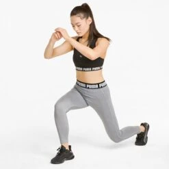 Puma Women's Strong High Waisted Training Leggings Griffin Heather 9 Puma Women's Strong High Waisted Training Leggings Griffin Heather -Under Armour Store 521601 07 mod03 1