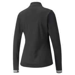 Puma Women's Train Strong Quarter Zip Top Black -Under Armour Store 521839 01 bv
