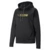 Puma Women's Power Fleece Training Hoodie Black / Metallic Gold 5 Puma Women's Power Fleece Training Hoodie Black / Metallic Gold -Under Armour Store 522184 51