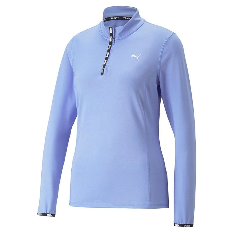 Puma Women's Strong Quarter Zip Top Elektro Purple 1 Puma Women's Strong Quarter Zip Top Elektro Purple