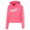 Puma Women's Cropped Training Hoodie Bubblegum / White 4 Puma Women's Cropped Training Hoodie Bubblegum / White -Under Armour Store 581717 14