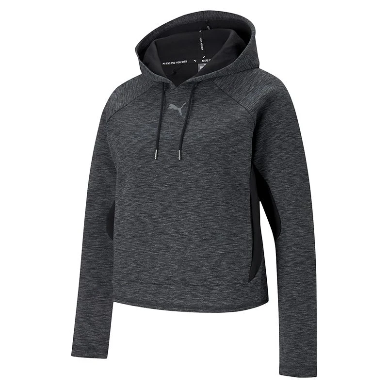 Puma Women's Evostripe Hoodie Puma Black / Heather 2 Puma Women's Evostripe Hoodie Puma Black / Heather - Image 2