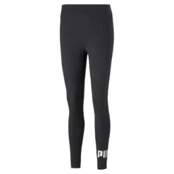 Puma Women's Essentials Logo Leggings Dark Grey Heather