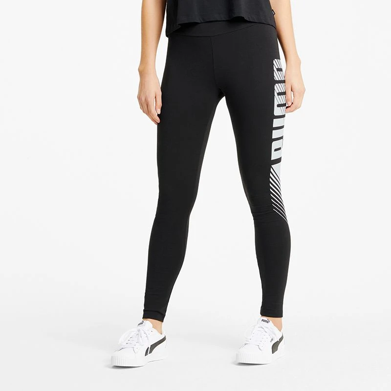 Puma Women's Essentials Graphic Leggings Puma Black 1 Puma Women's Essentials Graphic Leggings Puma Black