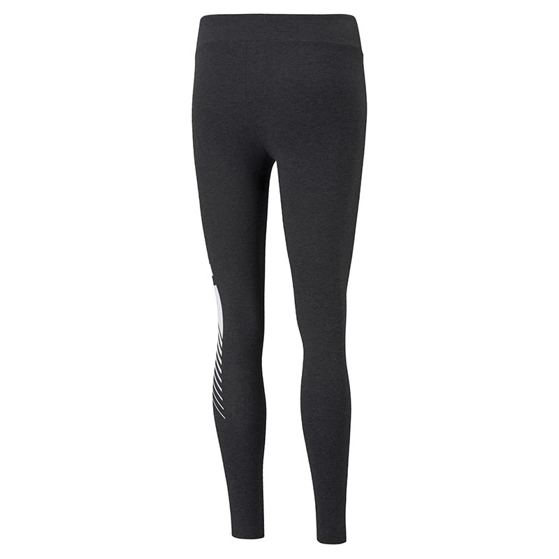 Puma Women's Essentials Graphic Leggings Dark Grey Heather 5 Puma Women's Essentials Graphic Leggings Dark Grey Heather - Image 5