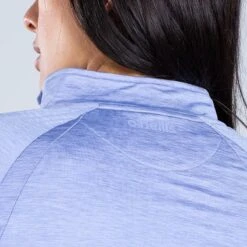 Women's Madison Brushed Half Zip Top Blue -Under Armour Store am3a0128