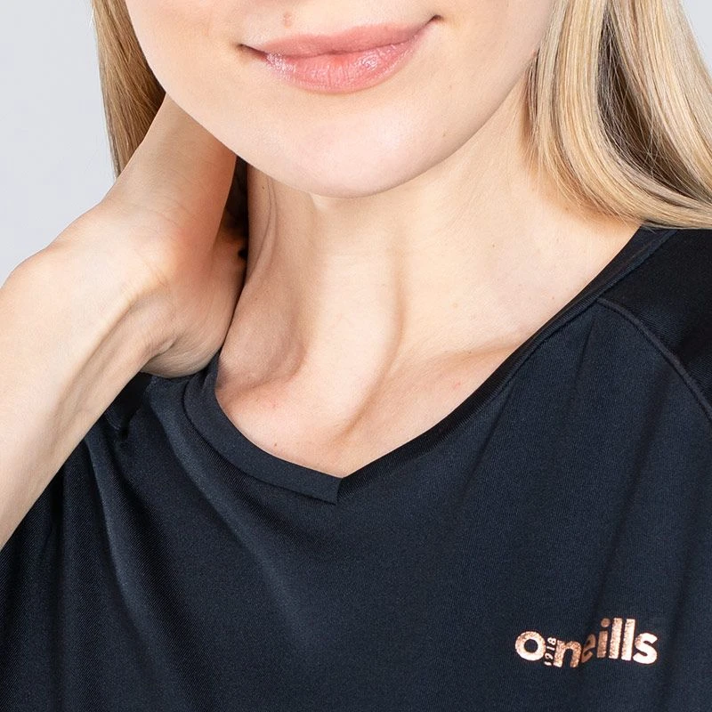 Women's Freya T-Shirt Black / Rose Gold 6 Women's Freya T-Shirt Black / Rose Gold - Image 6