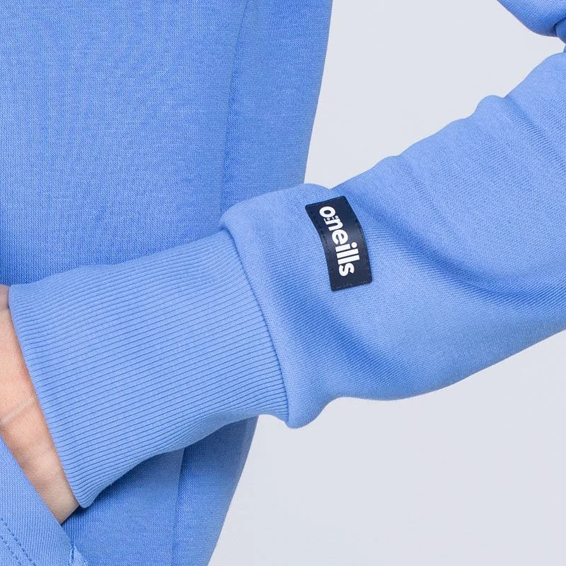 Women's Carrie Fleece Pullover Hoodie Blue / Marine / White 7 Women's Carrie Fleece Pullover Hoodie Blue / Marine / White - Image 7