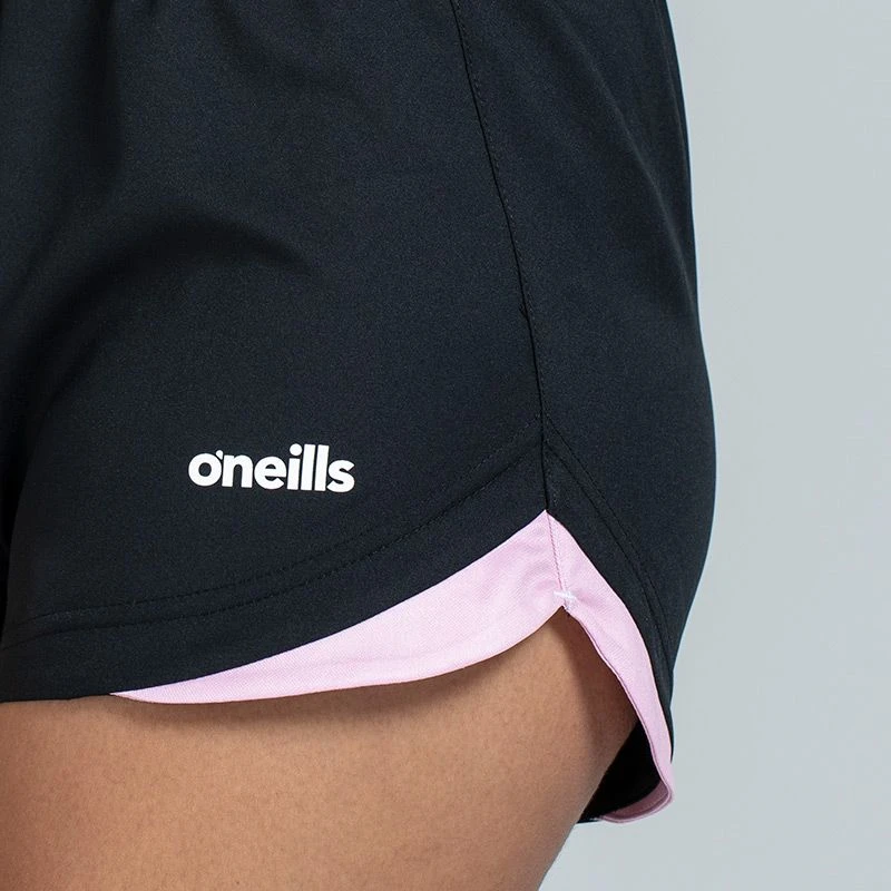 Women's Kiera Sports Shorts Black / Pink / White 5 Women's Kiera Sports Shorts Black / Pink / White - Image 5