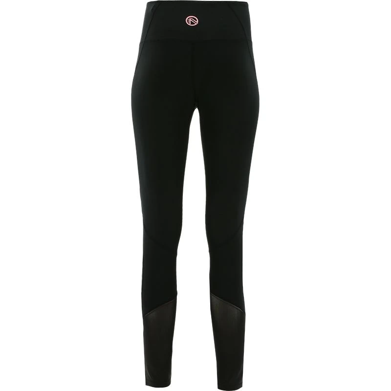 Women's Anya 7/8 Length Leggings Black / Pink 6 Women's Anya 7/8 Length Leggings Black / Pink - Image 6