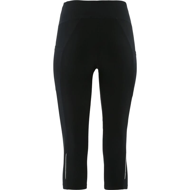 Women's Ariana Capri Leggings Black / Silver 3 Women's Ariana Capri Leggings Black / Silver - Image 3