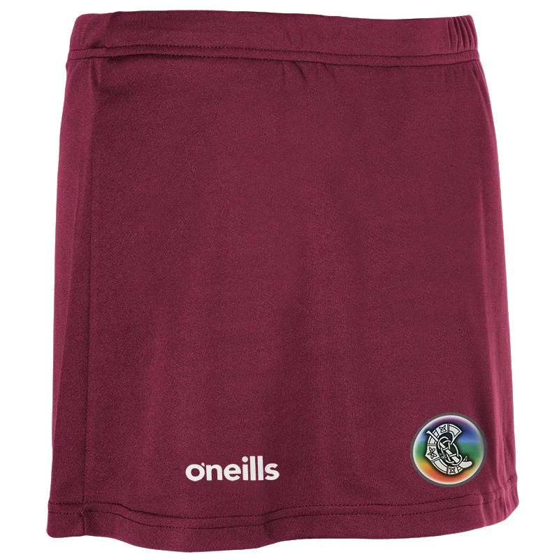 Women's Camogie Skort Maroon 1 Women's Camogie Skort Maroon