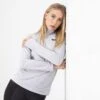 Women's Carrie Half Zip Midlayer Top Silver / Black -Under Armour Store carrie 273 grey