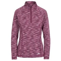 Trespass Women's Edith Half Zip Top Fig Marl 10 Trespass Women's Edith Half Zip Top Fig Marl -Under Armour Store edith fatolso10001 fgm a