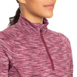 Trespass Women's Edith Half Zip Top Fig Marl 8 Trespass Women's Edith Half Zip Top Fig Marl -Under Armour Store edith fatolso10001 fgm m05