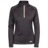 Trespass Women's Fairford Half Zip Fleece Top Black Marl 5 Trespass Women's Fairford Half Zip Fleece Top Black Marl -Under Armour Store fairford faflflk10001 bkm a 1