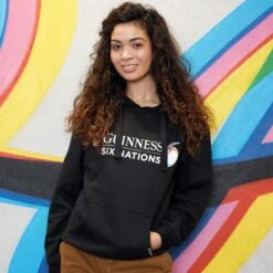 Guinness Six Nations Hoodie Black -Under Armour Store g5168 model web