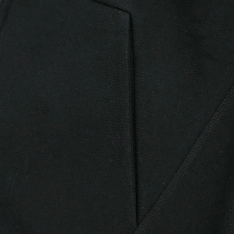 Women's Henry Fleece Full Zip Hoodie Black / Dark Grey 6 Women's Henry Fleece Full Zip Hoodie Black / Dark Grey - Image 6