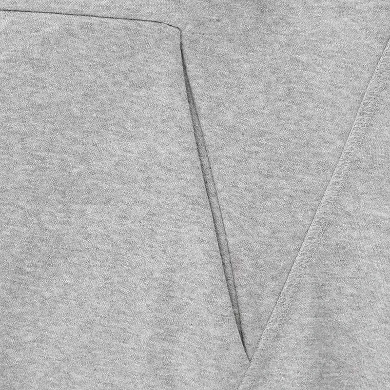 Women's Henry Fleece Full Zip Hoodie Grey 8 Women's Henry Fleece Full Zip Hoodie Grey - Image 8