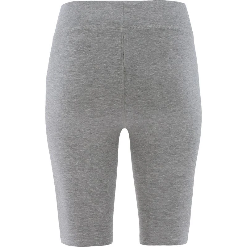 Women's Kourtney Cotton Cycling Shorts Grey / White 4 Women's Kourtney Cotton Cycling Shorts Grey / White - Image 4