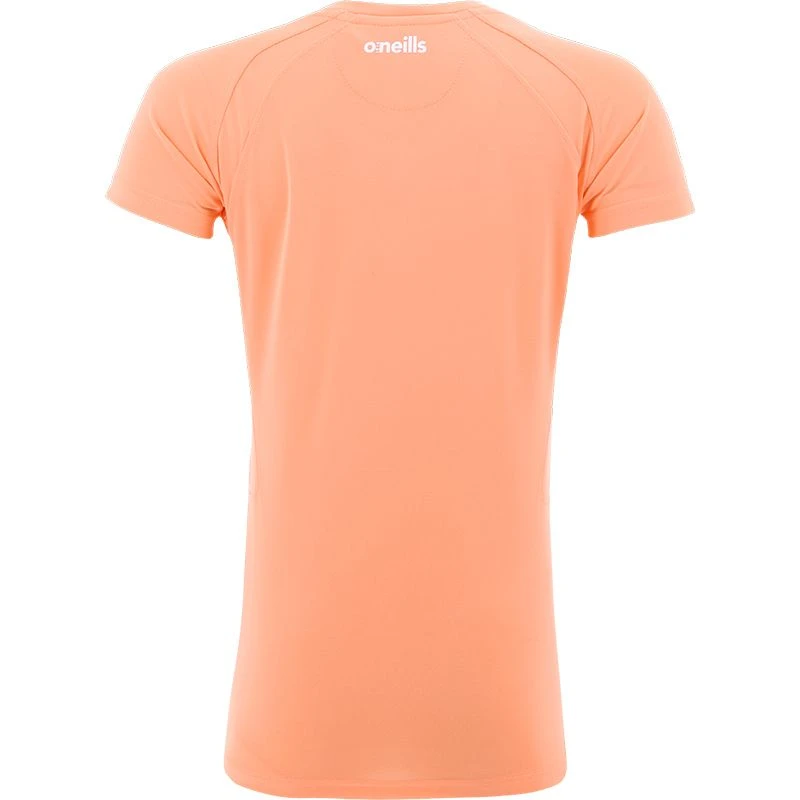 Women's Madison V-Neck T-Shirt Orange 2 Women's Madison V-Neck T-Shirt Orange - Image 2