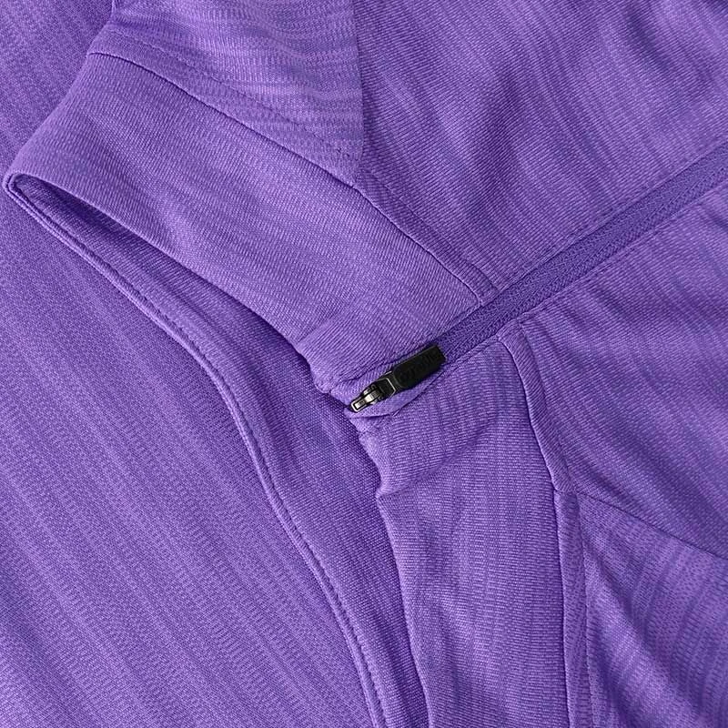 Women's Madison Half Zip Midlayer Top Purple 4 Women's Madison Half Zip Midlayer Top Purple - Image 4