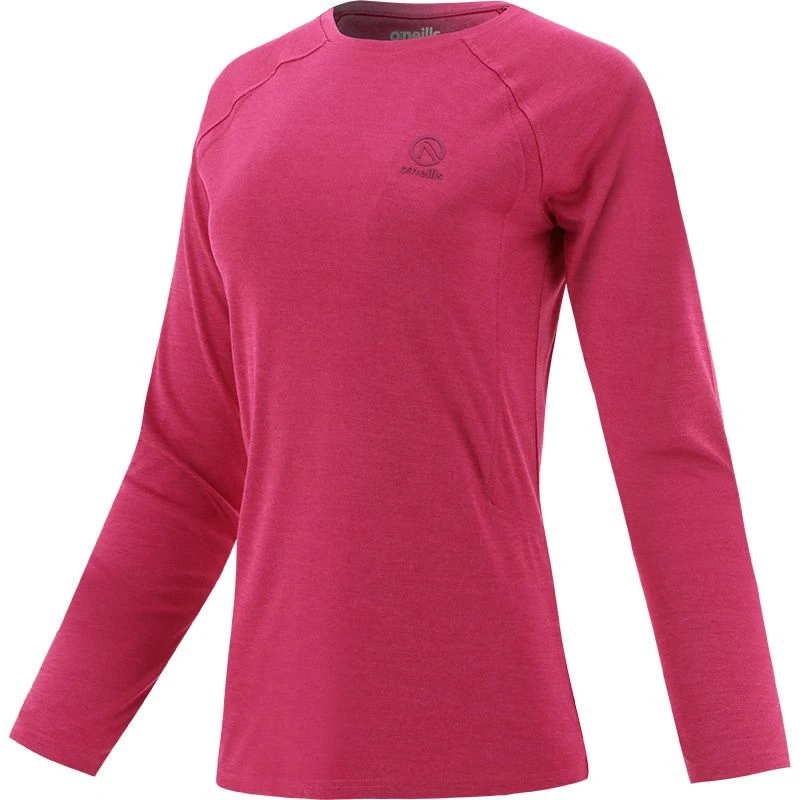 Women's Madison Long Sleeve Top Pink 1 Women's Madison Long Sleeve Top Pink