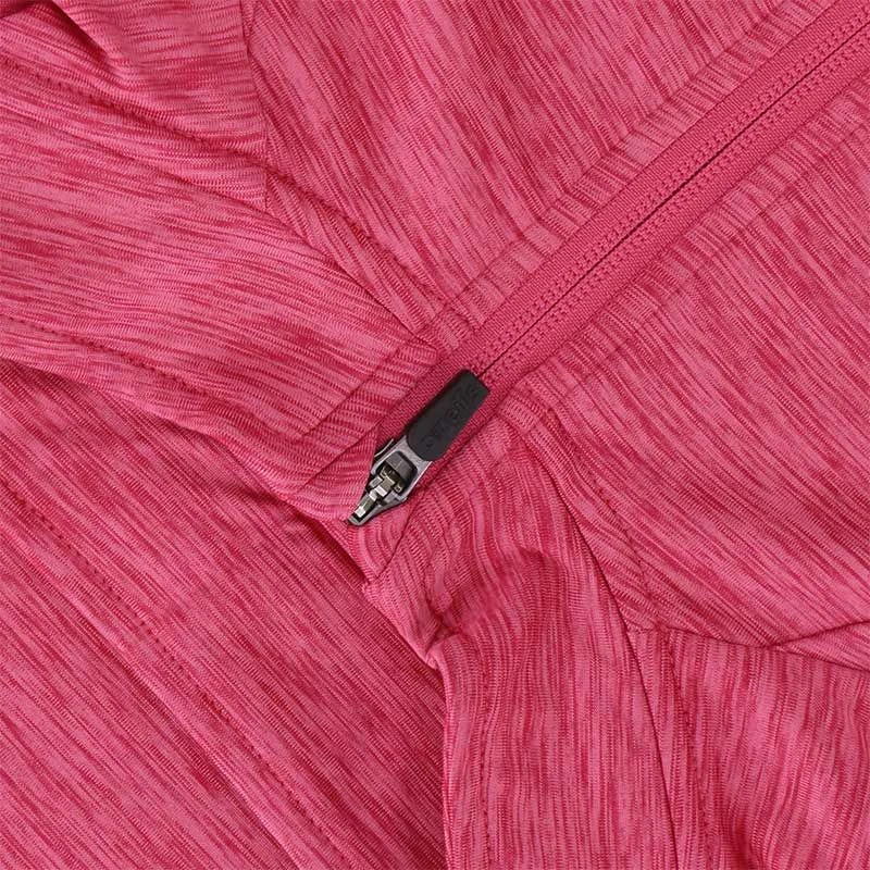 Women's Madison Brushed Half Zip Top Pink 4 Women's Madison Brushed Half Zip Top Pink - Image 4