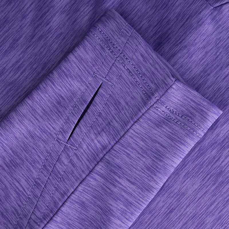 Women's Madison Brushed Half Zip Top Purple 6 Women's Madison Brushed Half Zip Top Purple - Image 6