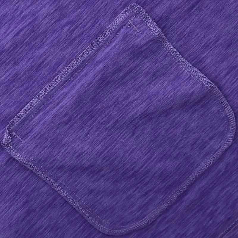 Women's Madison Brushed Half Zip Top Purple 7 Women's Madison Brushed Half Zip Top Purple - Image 7