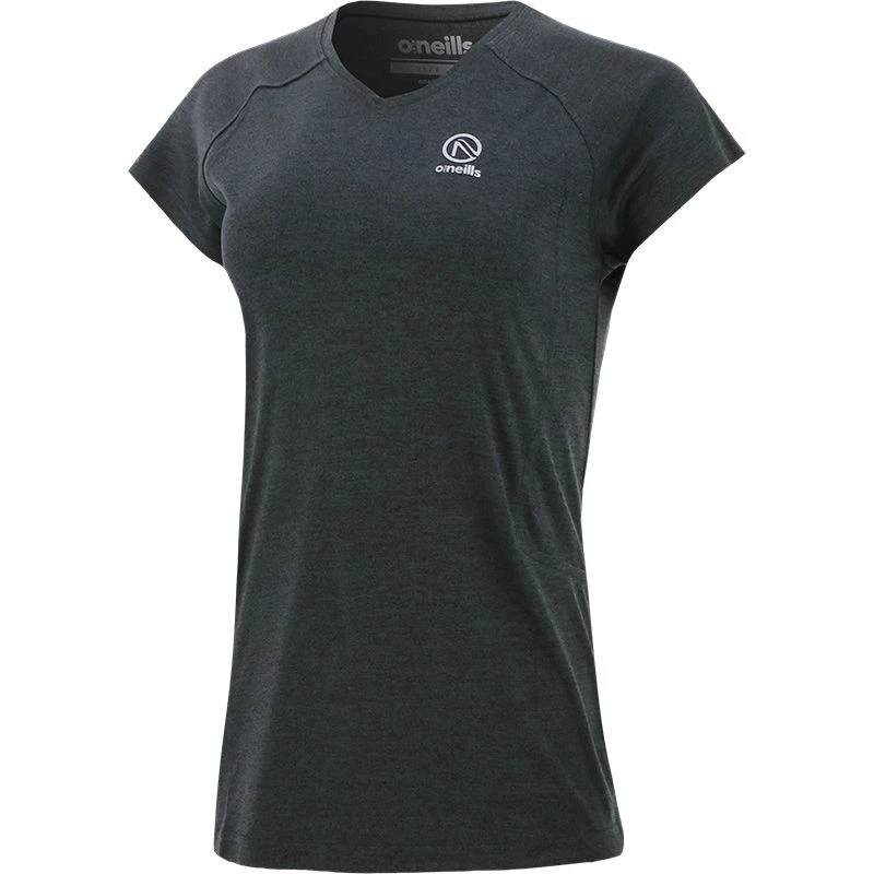 Women's Madison V-Neck T-Shirt Black 1 Women's Madison V-Neck T-Shirt Black