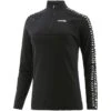 Women's Mason Brushed Half Zip Top Zebra Black / White -Under Armour Store mason 110 k122 hz brushed top blk wht zebr 1