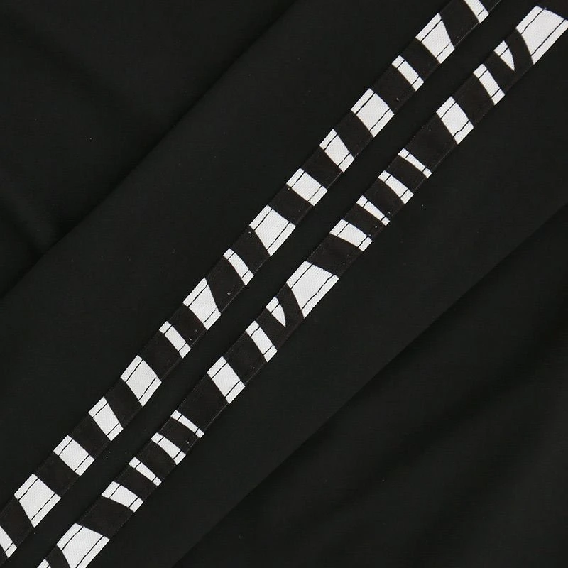 Women's Mason Brushed Half Zip Top Zebra Black / White 4 Women's Mason Brushed Half Zip Top Zebra Black / White - Image 4