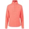 Trespass Women's Half Zip Fleece Peach Blush