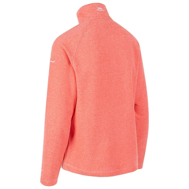 Trespass Women's Half Zip Fleece Peach Blush 2 Trespass Women's Half Zip Fleece Peach Blush - Image 2