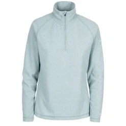 Trespass Women's Meadows Half Zip Fleece Teal Mist